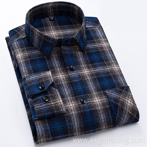 Men's flannel long sleeve shirt